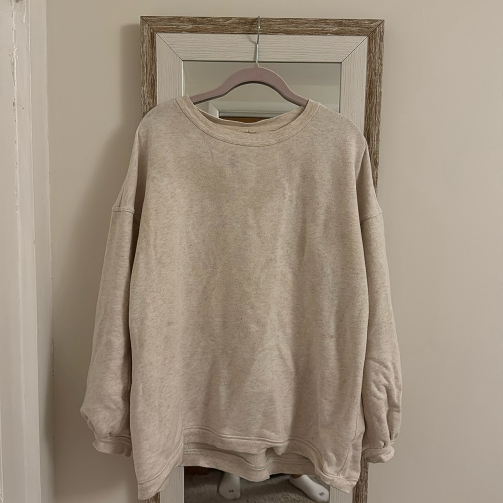 aerie oversized crewneck